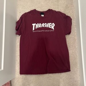 Burgundy thrasher T-shirt